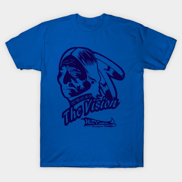 The Vision (Dark Blue) T-Shirt by melvinwareagle